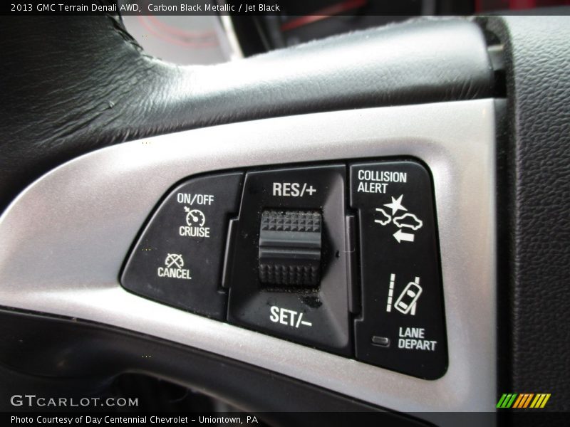 Carbon Black Metallic / Jet Black 2013 GMC Terrain Denali AWD