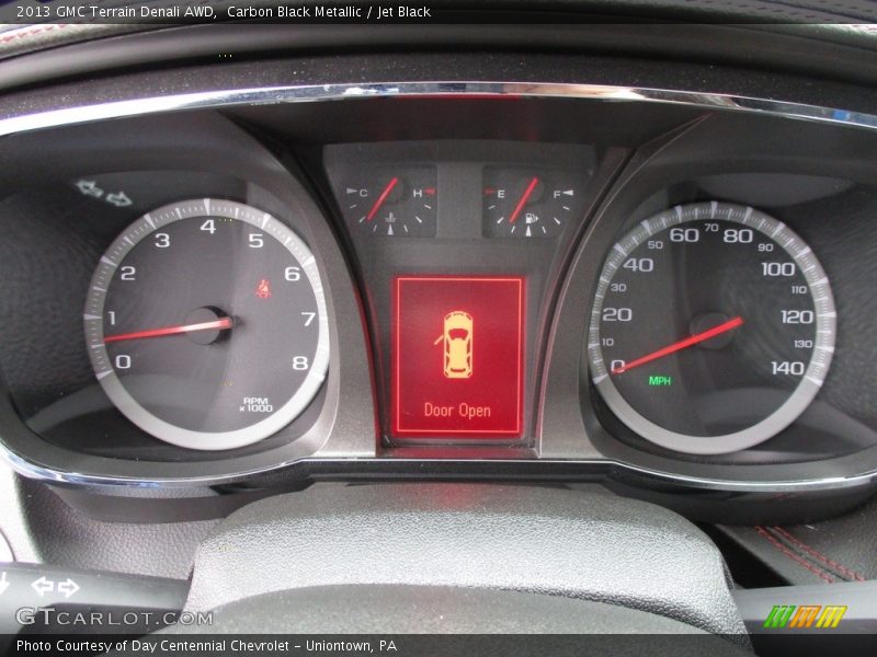 Carbon Black Metallic / Jet Black 2013 GMC Terrain Denali AWD