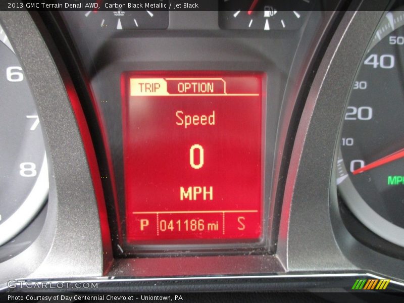 Carbon Black Metallic / Jet Black 2013 GMC Terrain Denali AWD