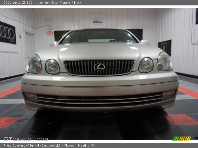 Millennium Silver Metallic / Black 2001 Lexus GS 300