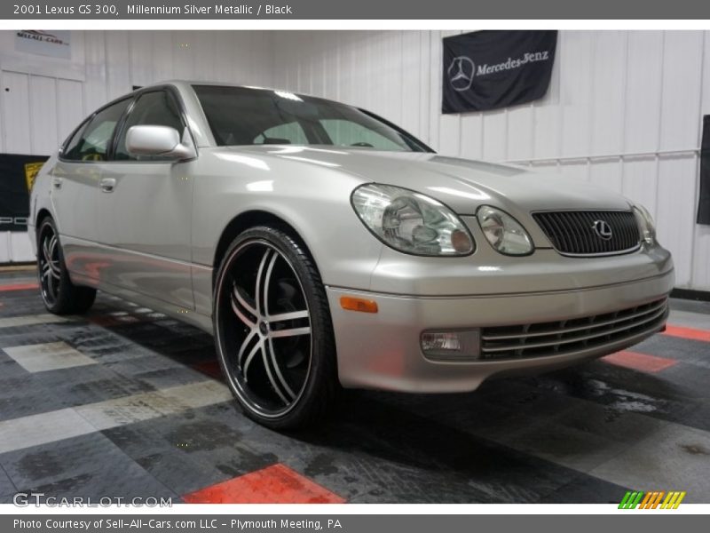 Millennium Silver Metallic / Black 2001 Lexus GS 300