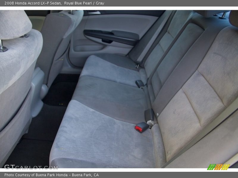 Royal Blue Pearl / Gray 2008 Honda Accord LX-P Sedan