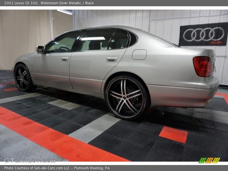 Millennium Silver Metallic / Black 2001 Lexus GS 300