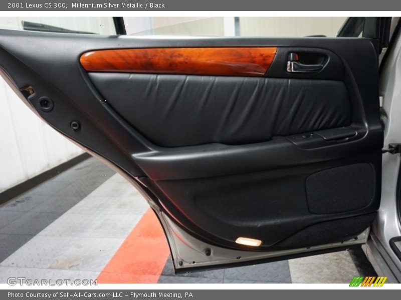 Millennium Silver Metallic / Black 2001 Lexus GS 300