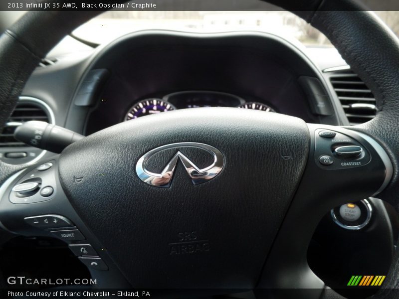 Black Obsidian / Graphite 2013 Infiniti JX 35 AWD