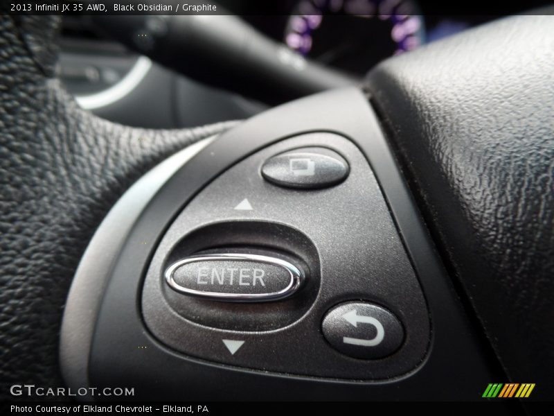 Black Obsidian / Graphite 2013 Infiniti JX 35 AWD