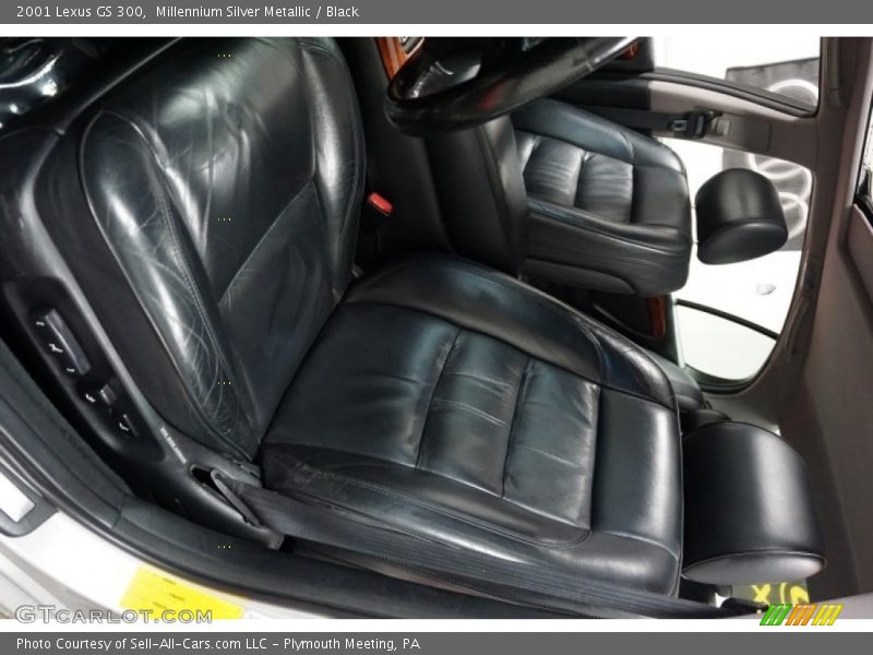 Millennium Silver Metallic / Black 2001 Lexus GS 300