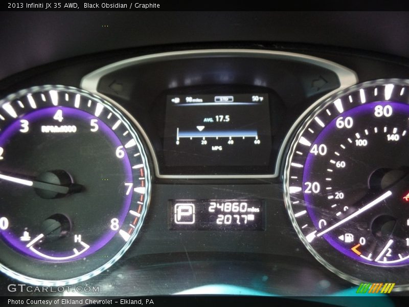 Black Obsidian / Graphite 2013 Infiniti JX 35 AWD