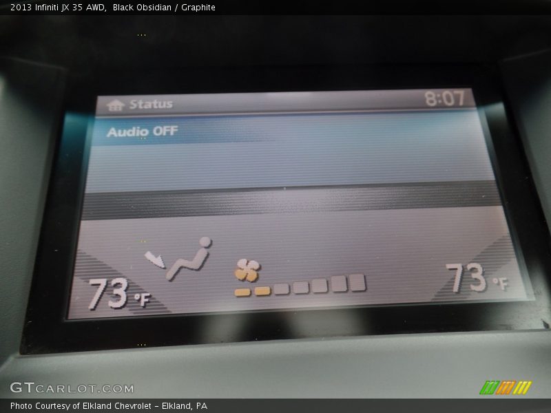Black Obsidian / Graphite 2013 Infiniti JX 35 AWD