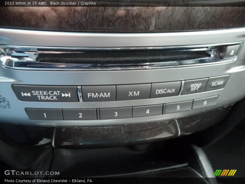 Black Obsidian / Graphite 2013 Infiniti JX 35 AWD