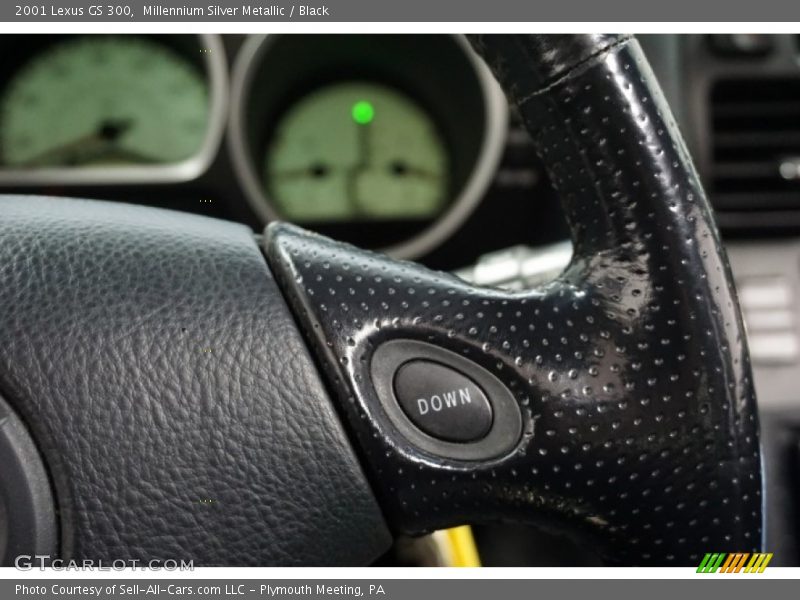 Millennium Silver Metallic / Black 2001 Lexus GS 300