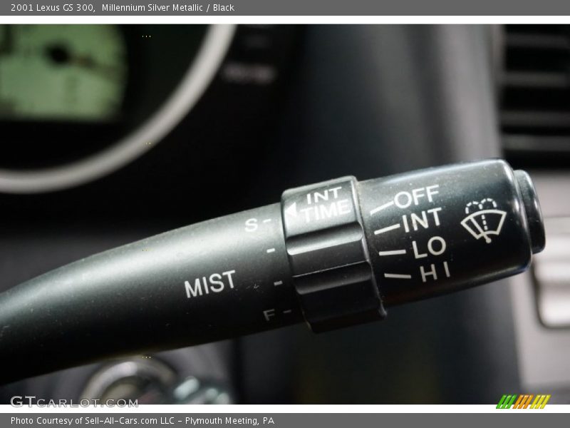 Millennium Silver Metallic / Black 2001 Lexus GS 300