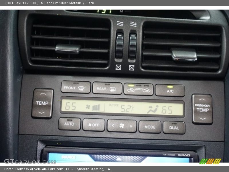 Millennium Silver Metallic / Black 2001 Lexus GS 300