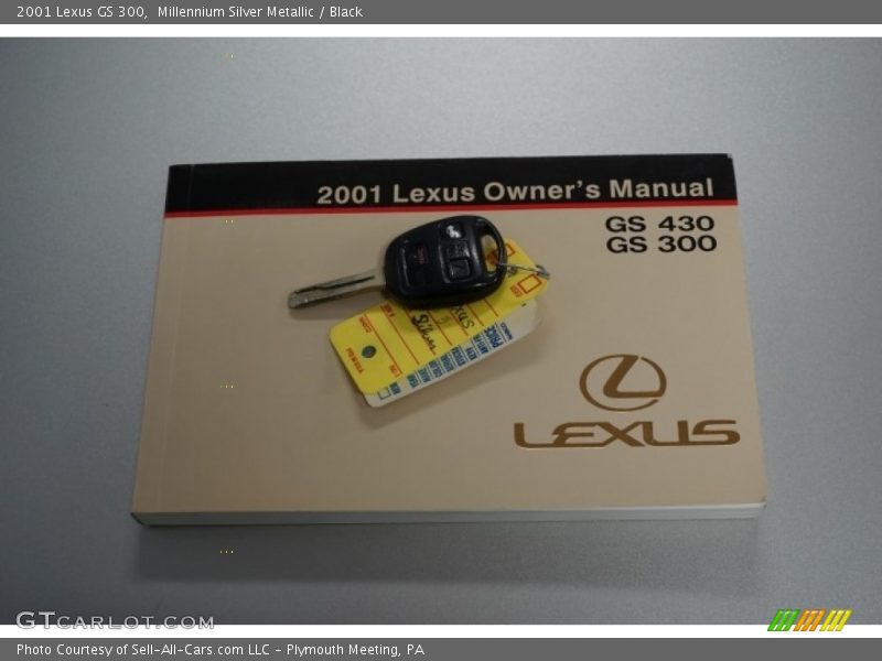 Millennium Silver Metallic / Black 2001 Lexus GS 300