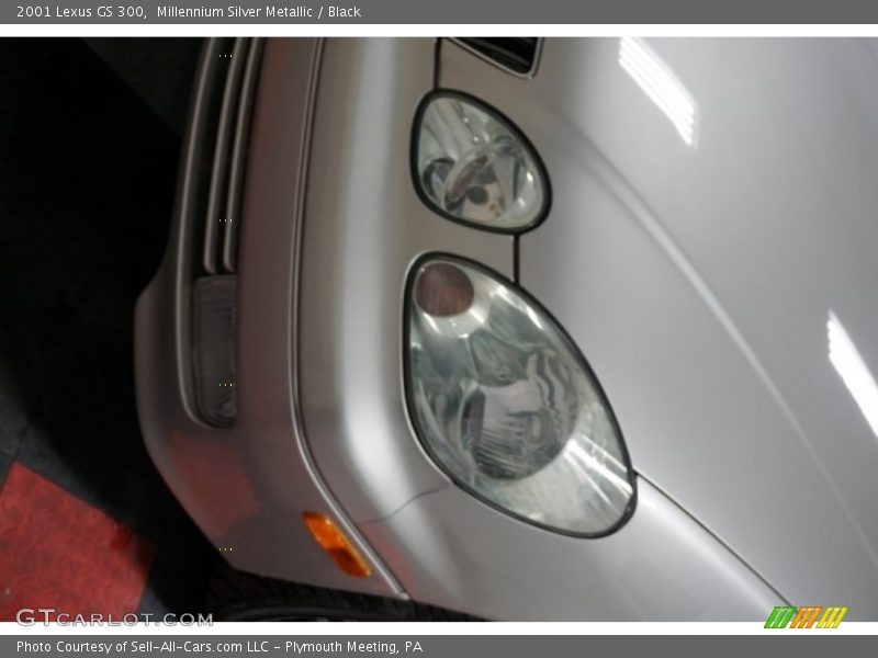 Millennium Silver Metallic / Black 2001 Lexus GS 300
