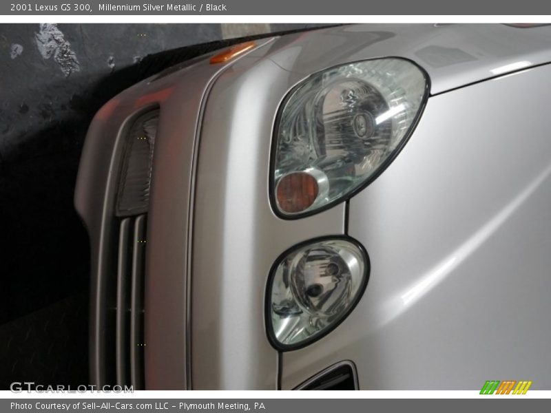 Millennium Silver Metallic / Black 2001 Lexus GS 300