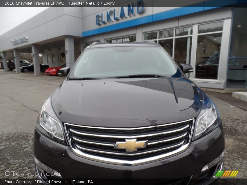 Tungsten Metallic / Ebony 2016 Chevrolet Traverse LT AWD
