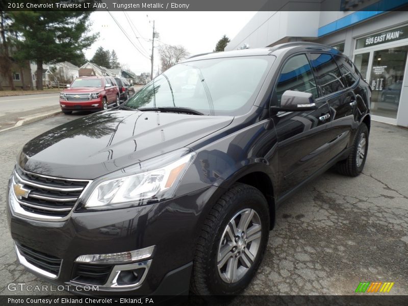 Tungsten Metallic / Ebony 2016 Chevrolet Traverse LT AWD