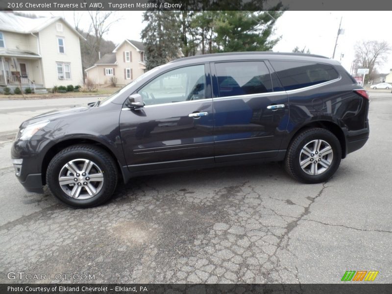 Tungsten Metallic / Ebony 2016 Chevrolet Traverse LT AWD