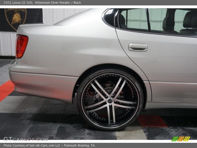 Millennium Silver Metallic / Black 2001 Lexus GS 300
