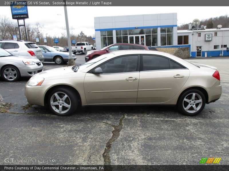 Sedona Beige Metallic / Light Taupe 2007 Pontiac G6 V6 Sedan