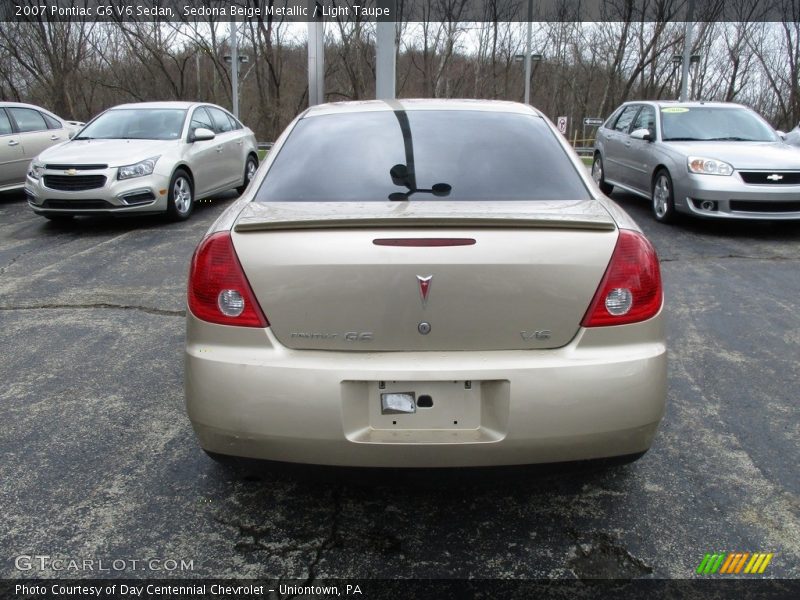 Sedona Beige Metallic / Light Taupe 2007 Pontiac G6 V6 Sedan