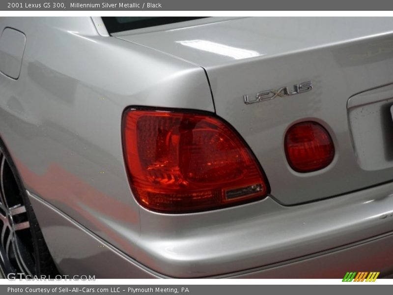 Millennium Silver Metallic / Black 2001 Lexus GS 300