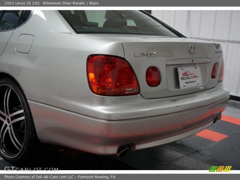 Millennium Silver Metallic / Black 2001 Lexus GS 300