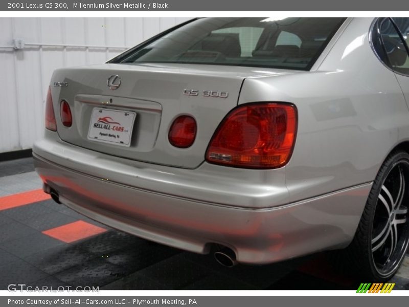 Millennium Silver Metallic / Black 2001 Lexus GS 300