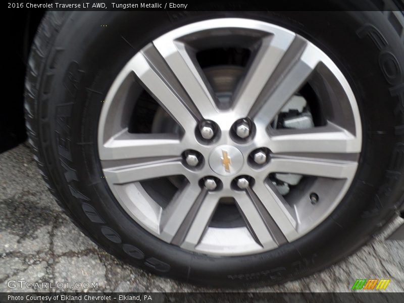 Tungsten Metallic / Ebony 2016 Chevrolet Traverse LT AWD