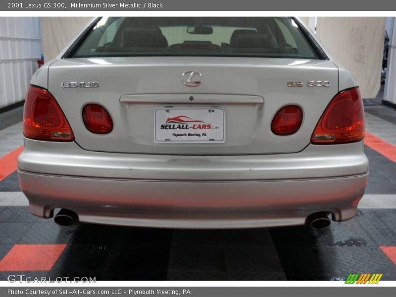 Millennium Silver Metallic / Black 2001 Lexus GS 300