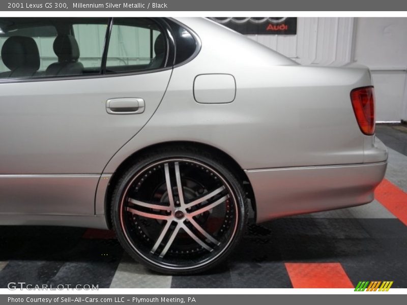 Millennium Silver Metallic / Black 2001 Lexus GS 300
