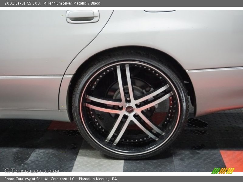 Millennium Silver Metallic / Black 2001 Lexus GS 300