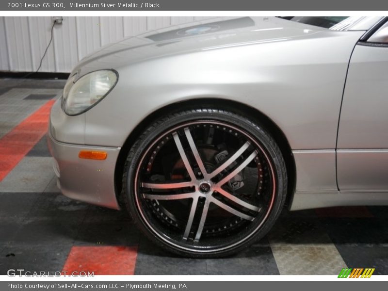 Millennium Silver Metallic / Black 2001 Lexus GS 300