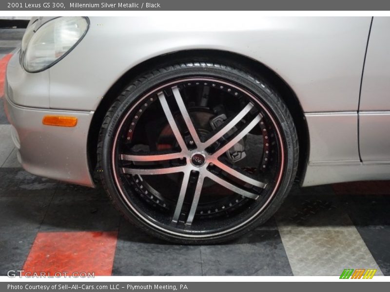 Millennium Silver Metallic / Black 2001 Lexus GS 300