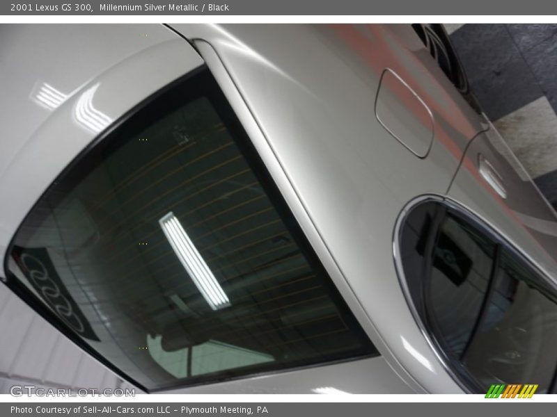 Millennium Silver Metallic / Black 2001 Lexus GS 300