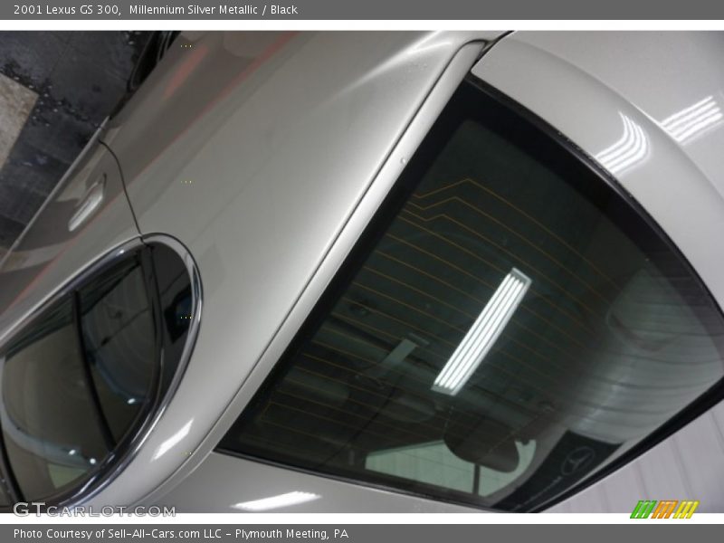 Millennium Silver Metallic / Black 2001 Lexus GS 300
