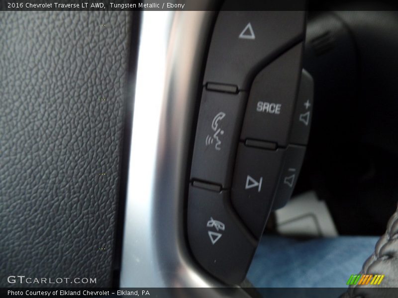 Tungsten Metallic / Ebony 2016 Chevrolet Traverse LT AWD