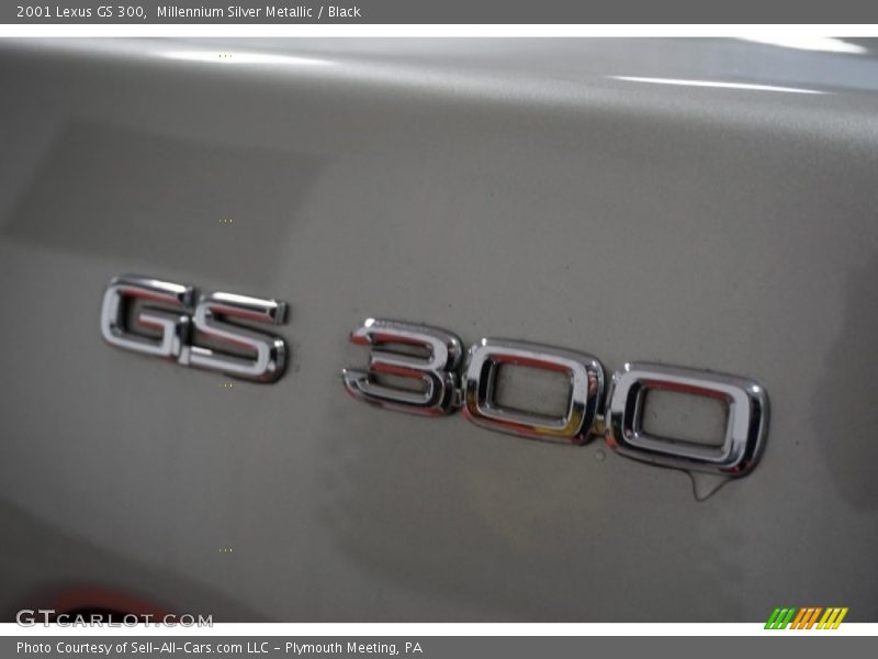 Millennium Silver Metallic / Black 2001 Lexus GS 300