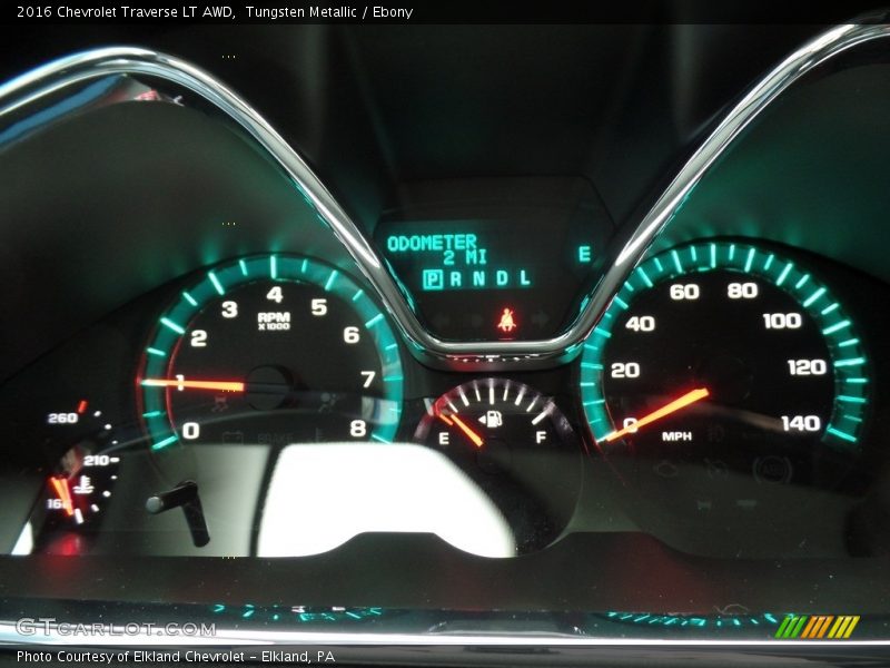 Tungsten Metallic / Ebony 2016 Chevrolet Traverse LT AWD