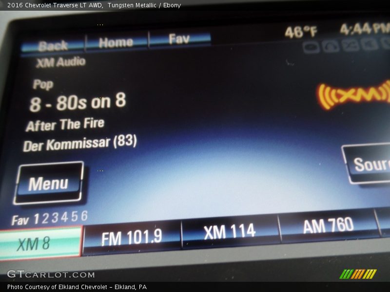 Tungsten Metallic / Ebony 2016 Chevrolet Traverse LT AWD