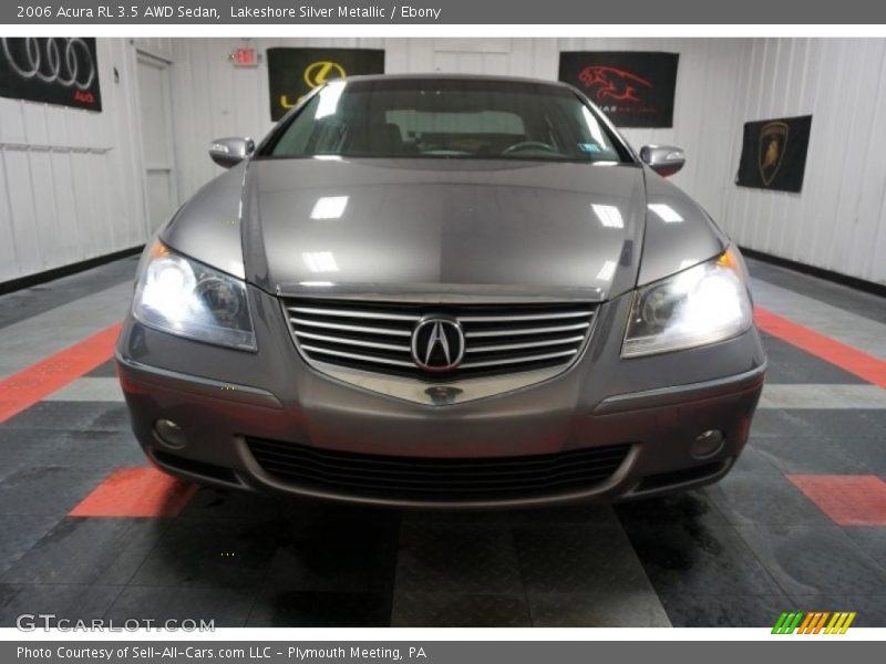 Lakeshore Silver Metallic / Ebony 2006 Acura RL 3.5 AWD Sedan