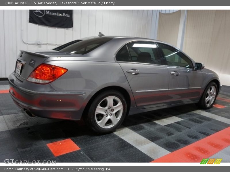 Lakeshore Silver Metallic / Ebony 2006 Acura RL 3.5 AWD Sedan