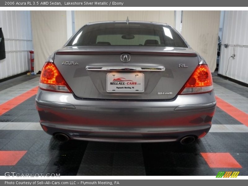 Lakeshore Silver Metallic / Ebony 2006 Acura RL 3.5 AWD Sedan