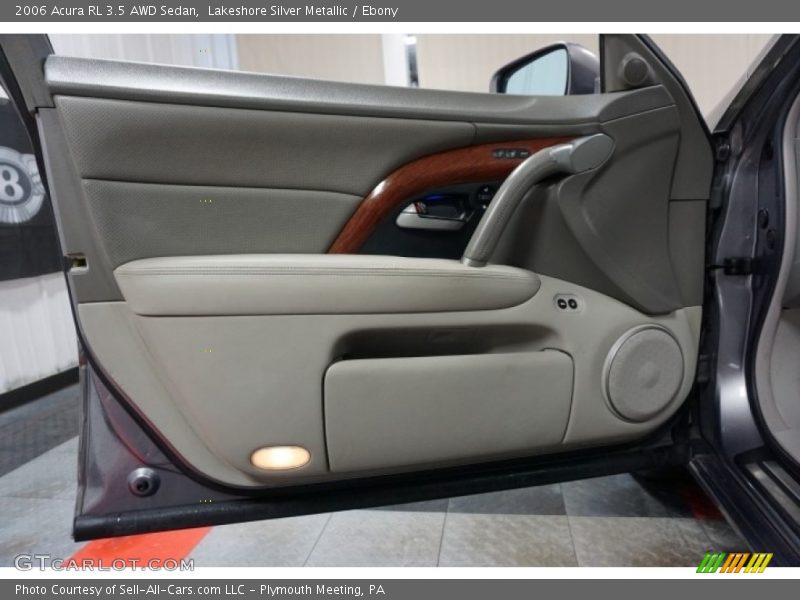 Lakeshore Silver Metallic / Ebony 2006 Acura RL 3.5 AWD Sedan