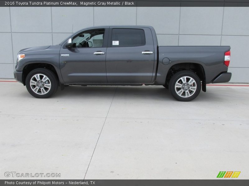 Magnetic Gray Metallic / Black 2016 Toyota Tundra Platinum CrewMax