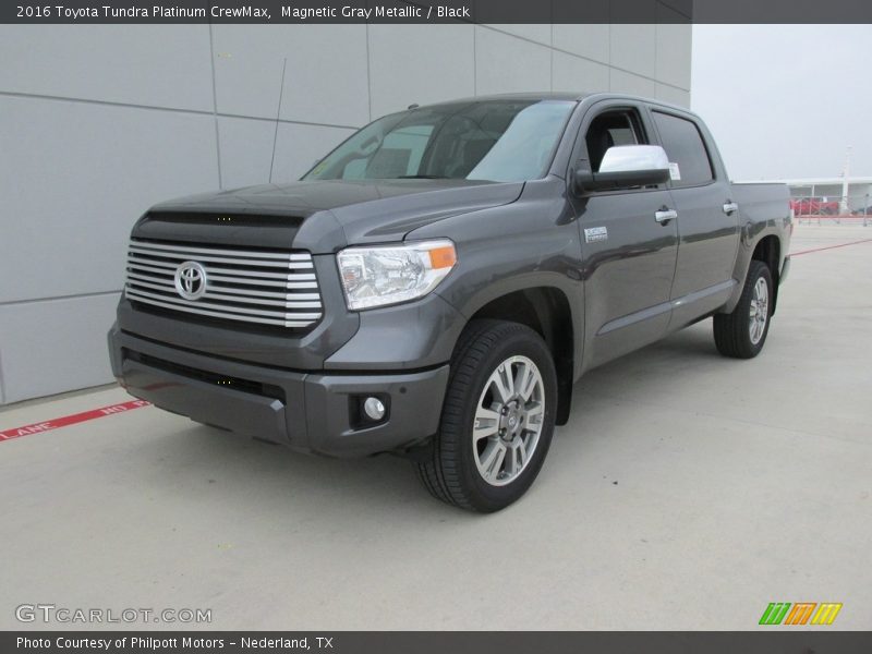 Magnetic Gray Metallic / Black 2016 Toyota Tundra Platinum CrewMax