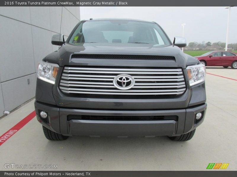 Magnetic Gray Metallic / Black 2016 Toyota Tundra Platinum CrewMax
