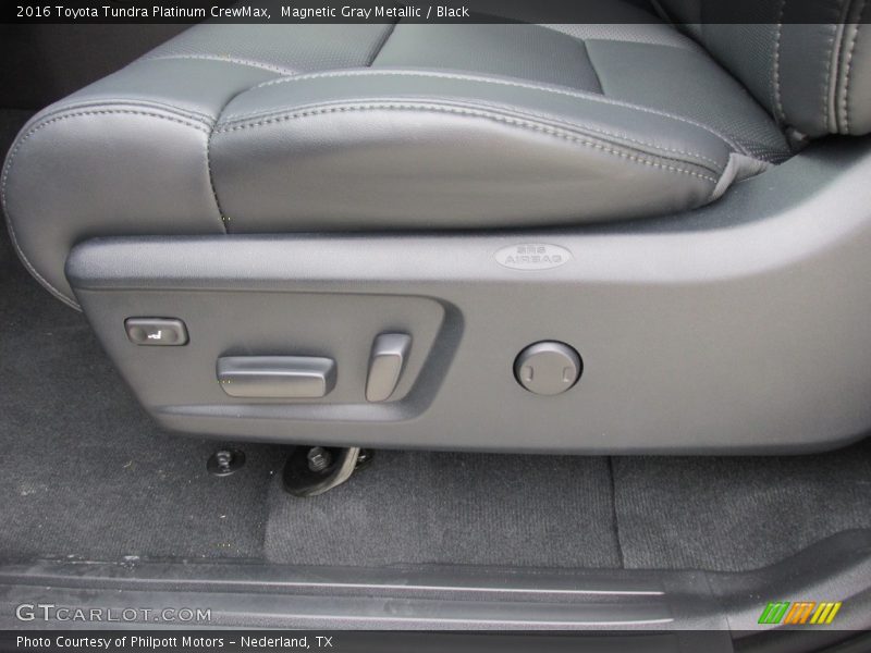 Front Seat of 2016 Tundra Platinum CrewMax