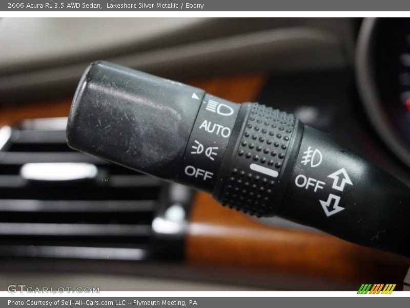 Lakeshore Silver Metallic / Ebony 2006 Acura RL 3.5 AWD Sedan